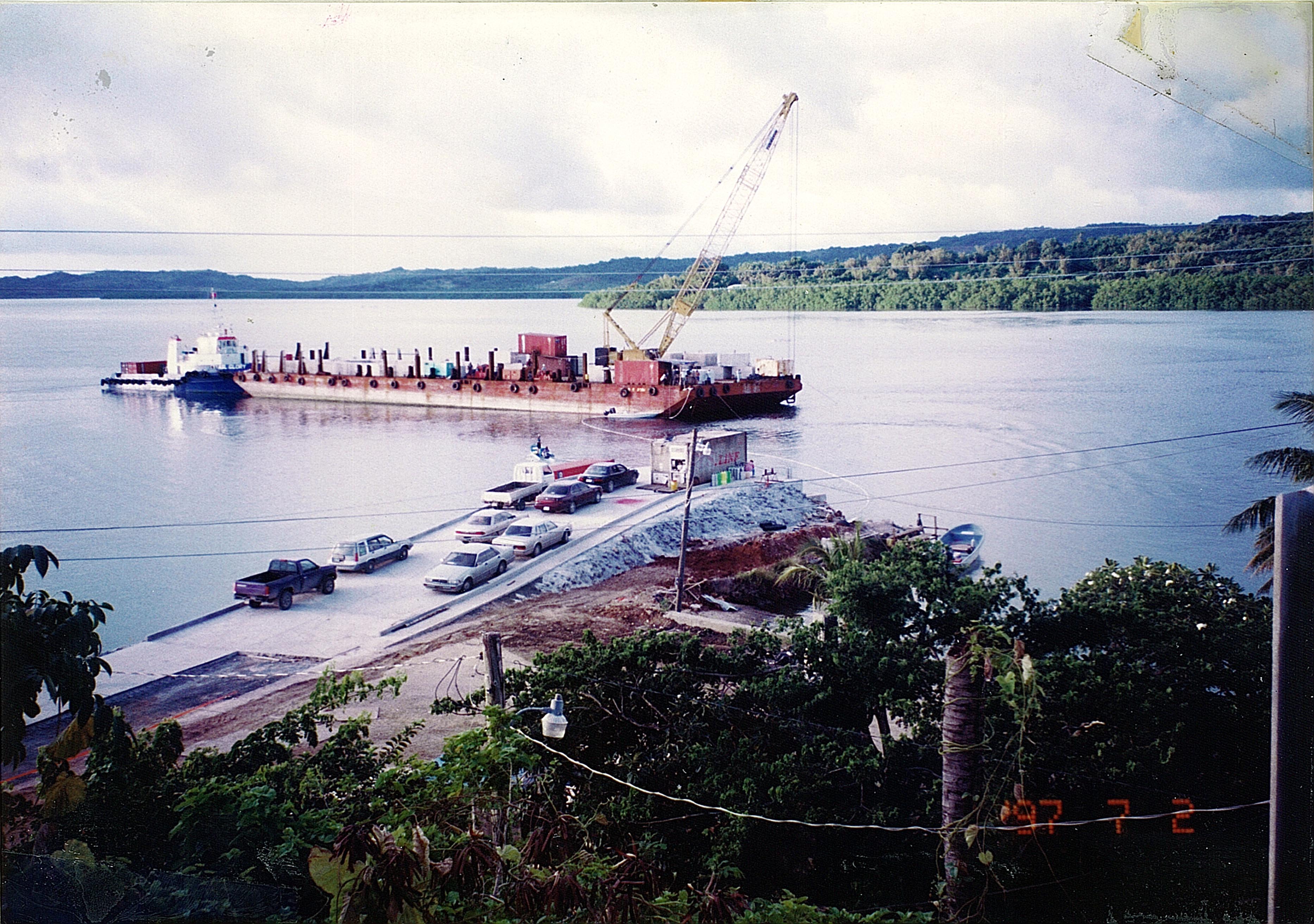 1997, Palau Floating Bridge (Palau)