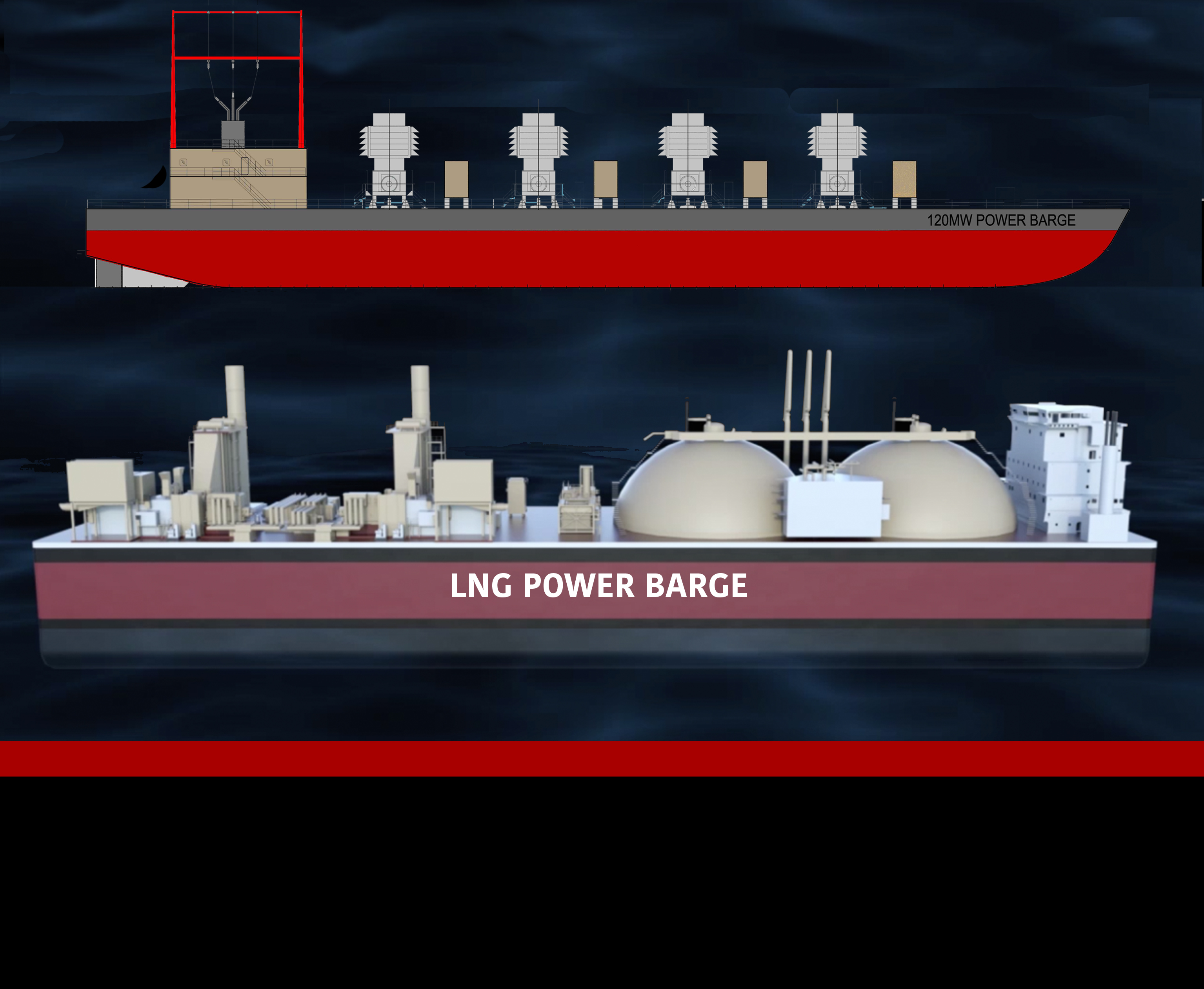 POWER BARGE LNG GENERATOR TURBINE Daiho Group